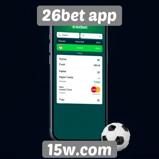 Métodos de pagamento disponíveis no 26bet app
