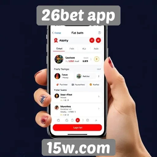 Experiência do usuário no 26bet app